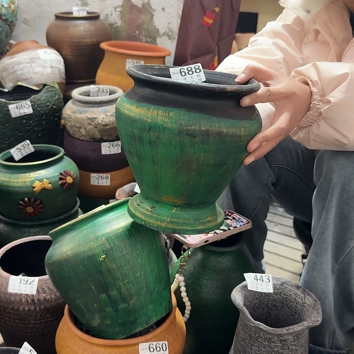 瑕疵金绿鱼尾688高度20口径17