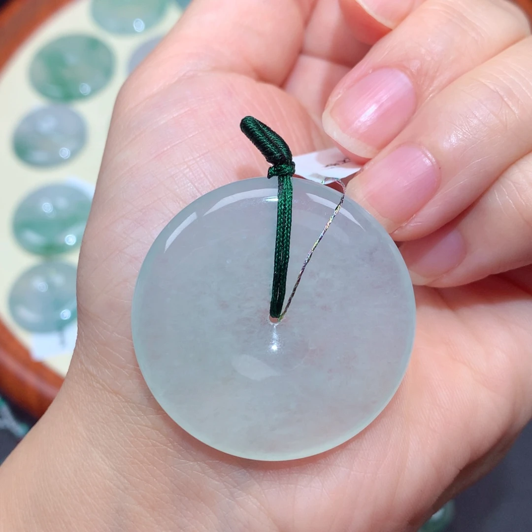 翡翠未镶嵌颈饰翡翠吊坠21