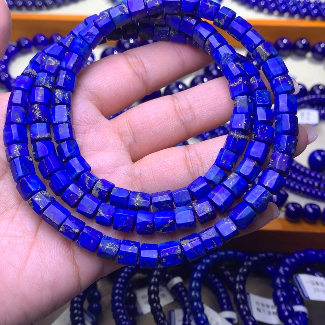 青金石未镶嵌手串