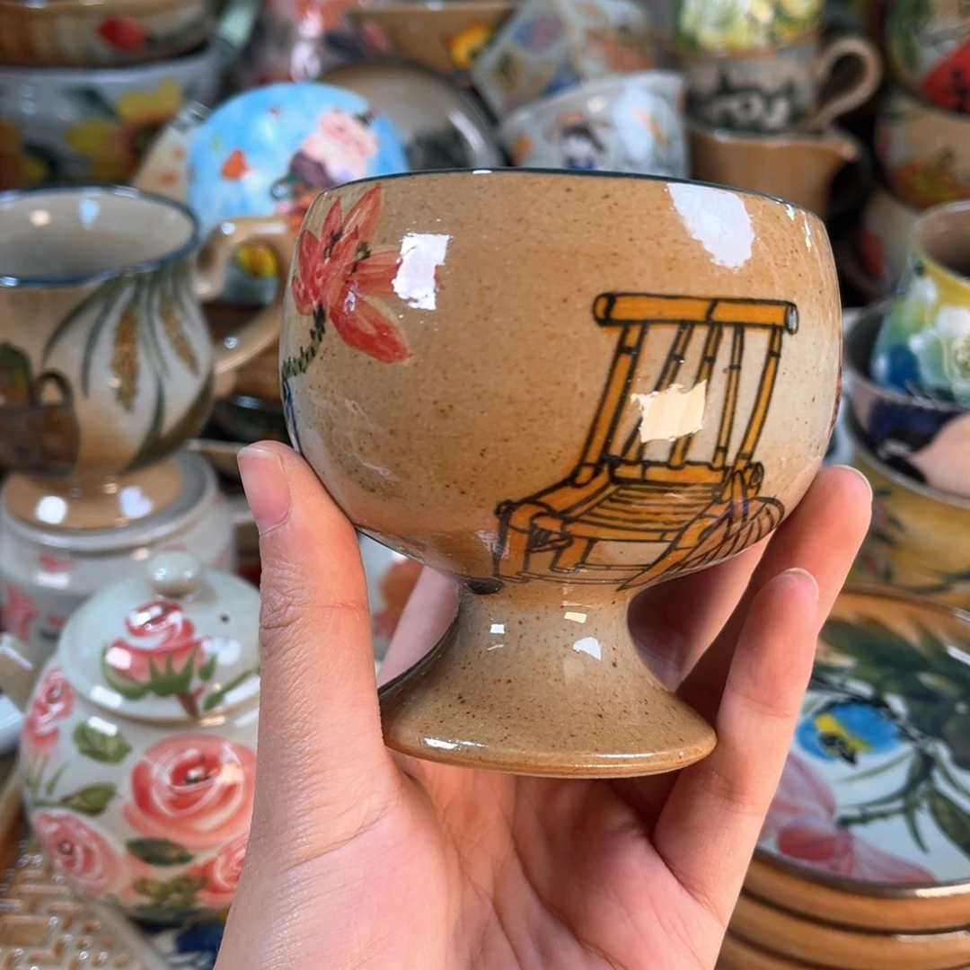 景德镇手工手绘杯
