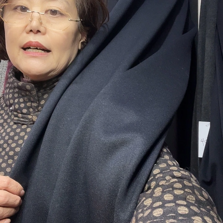 牛仔加绒1.1米兰色