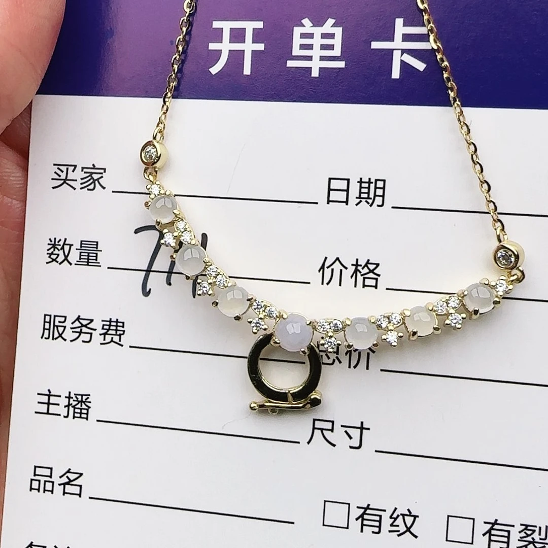 银S925镶嵌戒指翡翠戒指