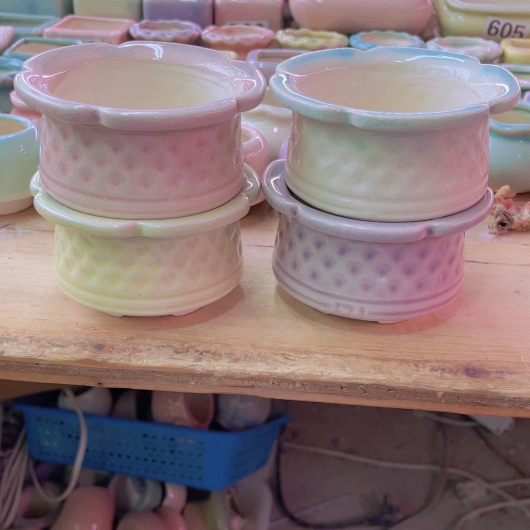 陶瓷花盆当场凑满12包邮