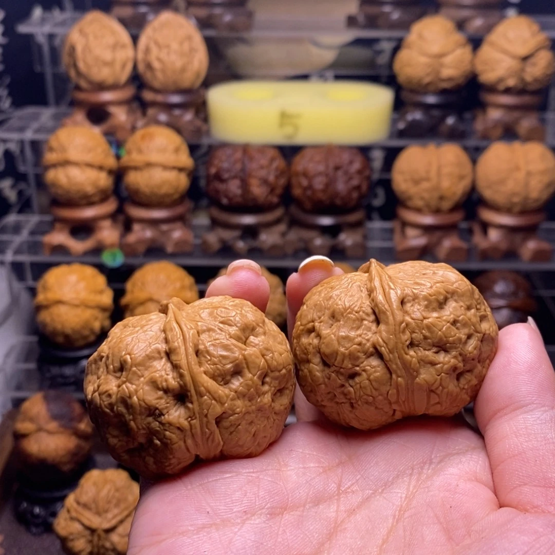 文玩核桃把件Z5金甲疙瘩包43尺