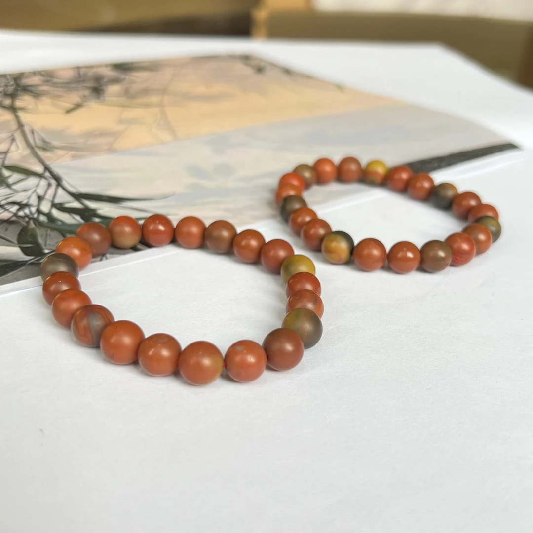 【小宝珠宝】10 T82181-南红单圈手串-多样性发一件-9mm