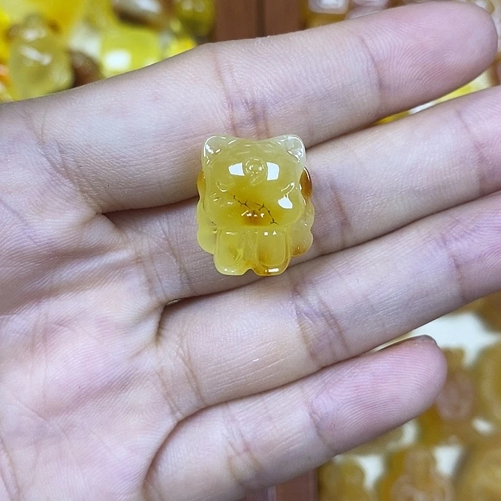 橄榄核吊坠九尾狐73