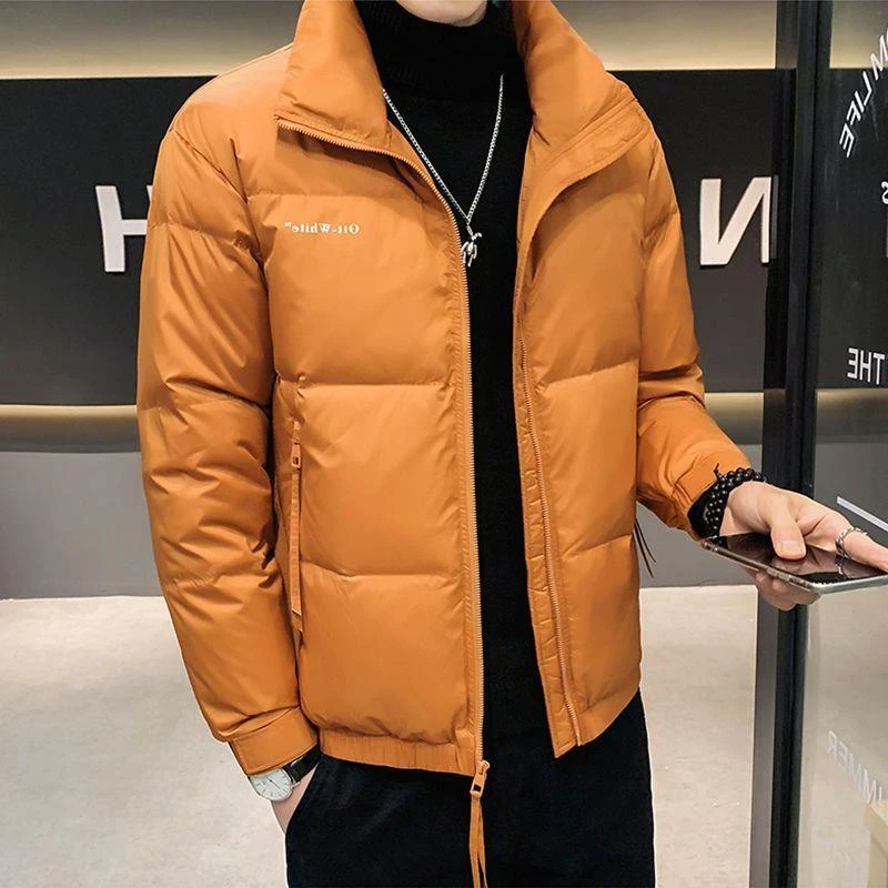 2025冬季新款轻薄棉服男短款立领休闲上衣男生潮流加厚保暖外套