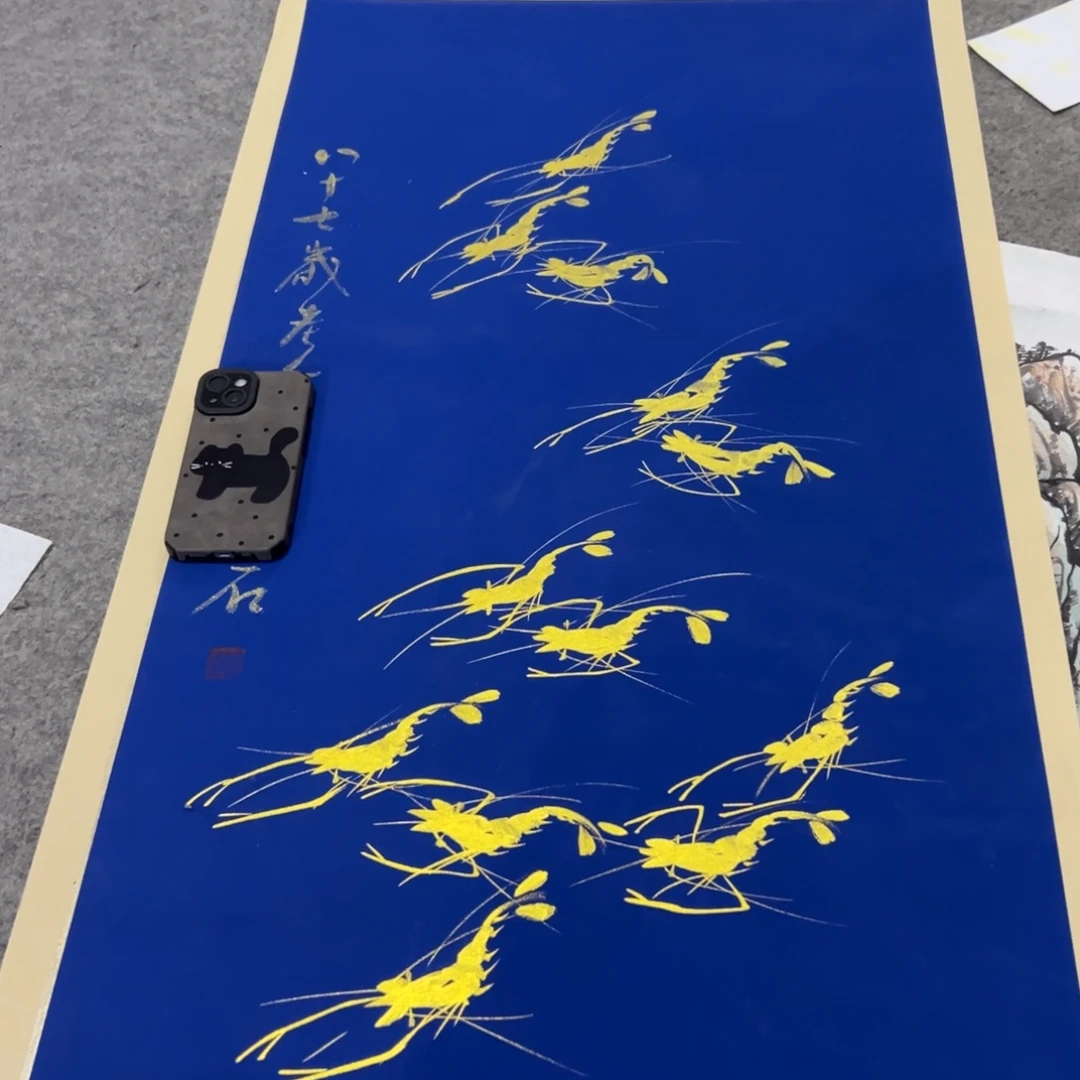 国画国画作品画心一张