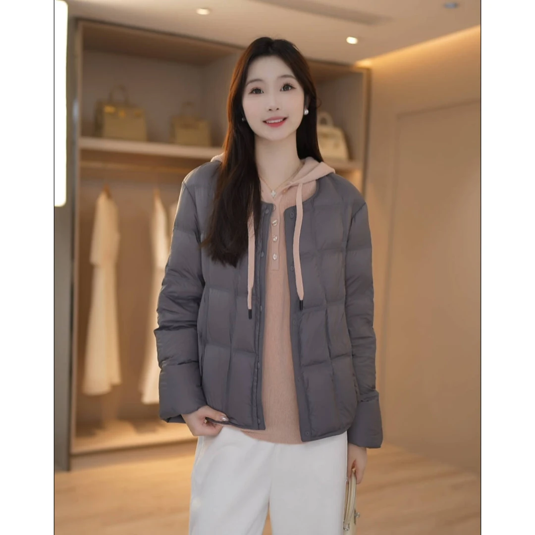 小暖炉 可溯源90白鸭绒秋冬时尚休闲保暖短款羽绒服外套YRF162/1