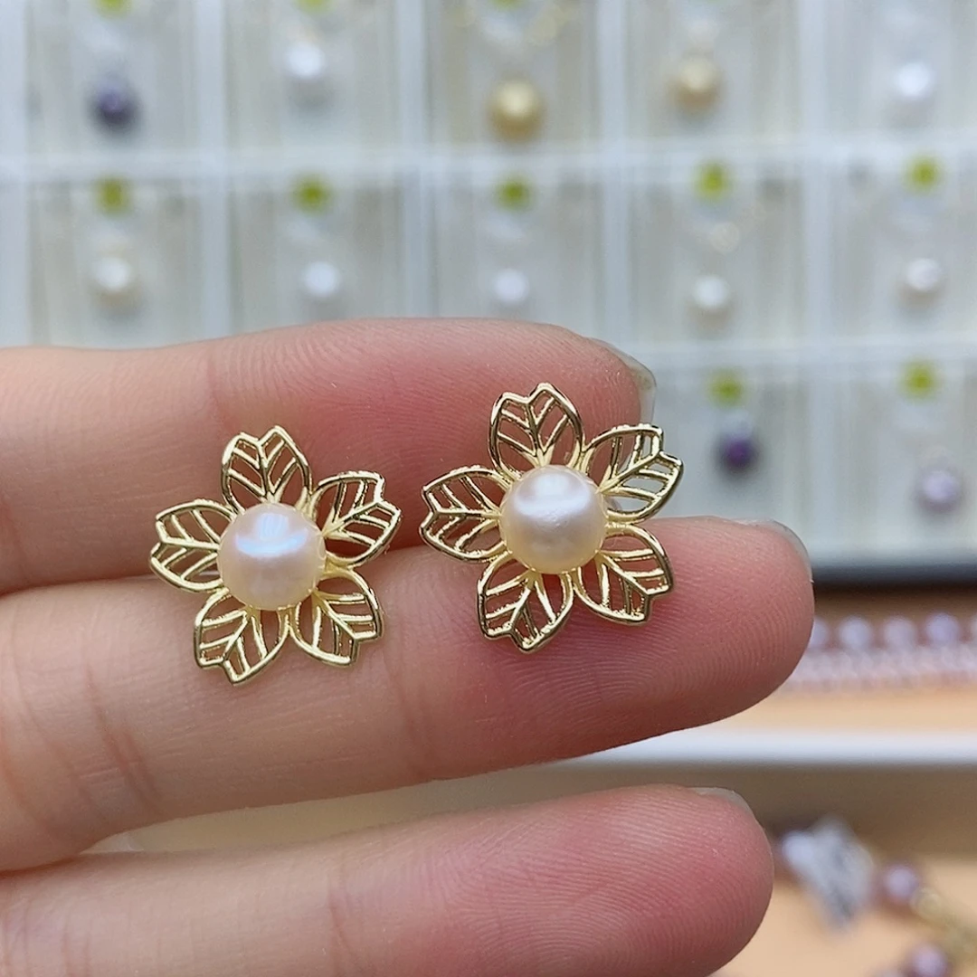 银S925镶嵌颈饰淡水珍珠