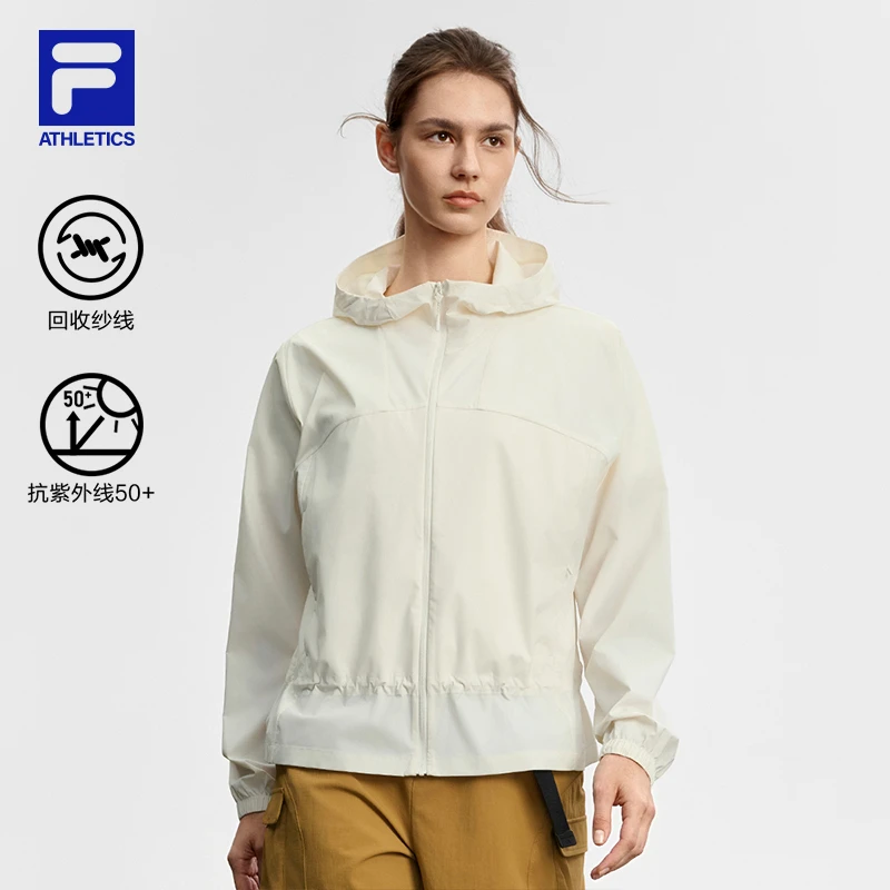 Fila/斐乐【防晒UPF50+】夏季女户外运动百搭防晒皮肤衣A11W537706F