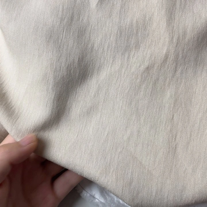 天丝（莱赛尔纤维）杏色天丝棉1米