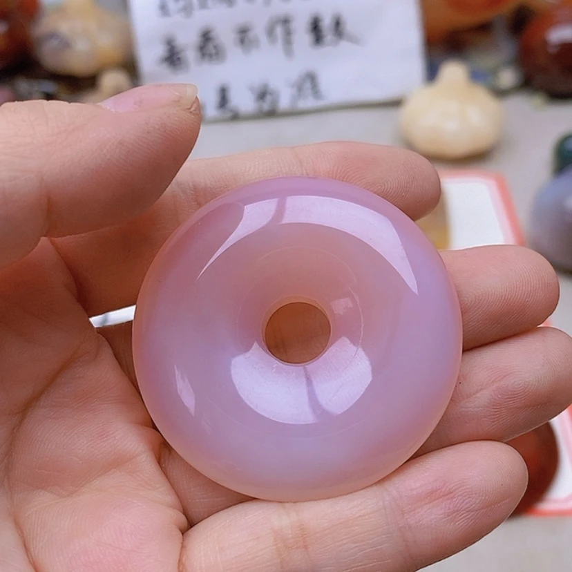 【闪购商品】未镶嵌玛瑙/玉髓珠宝半成品心****妈