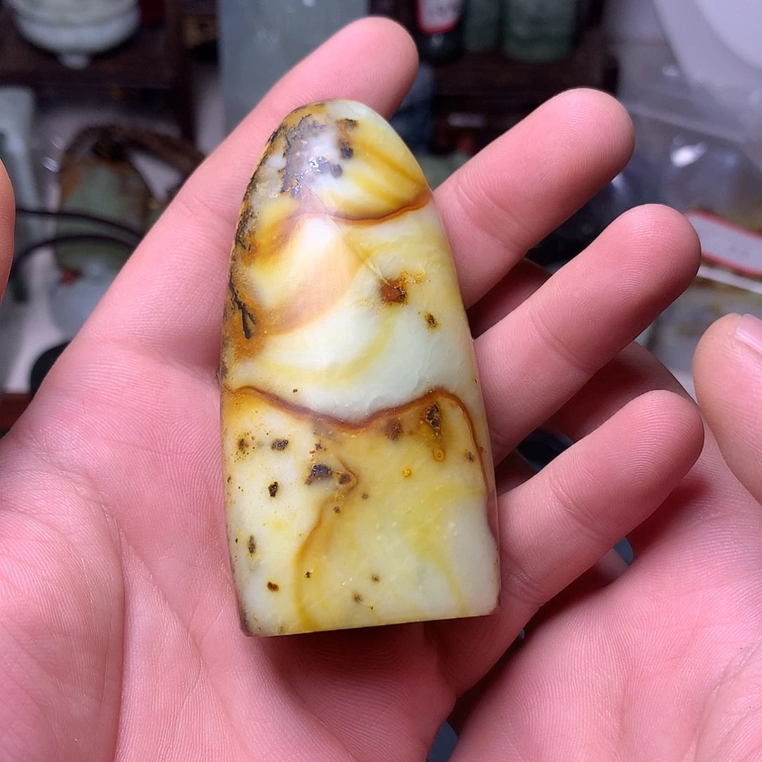 未镶嵌岫玉岫玉手把件