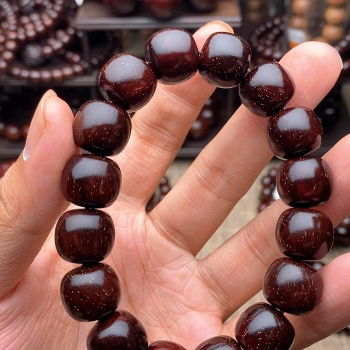 檀香紫檀（小叶紫檀）手串/手链1314泥料小满金星特价款