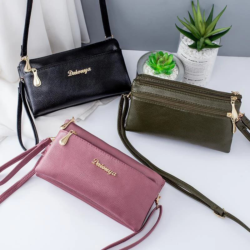 妈妈小挎包新款单肩斜挎手机包女手拿包简约中老年女士买菜包