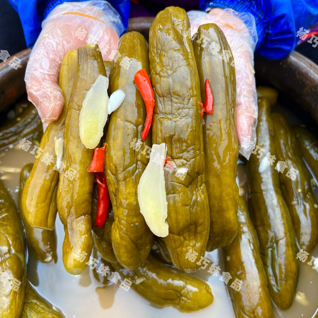 【顺丰包邮】杨巧妹家的老坛泡酸黄瓜酸脆爽口多汁不甜酸泡菜美食