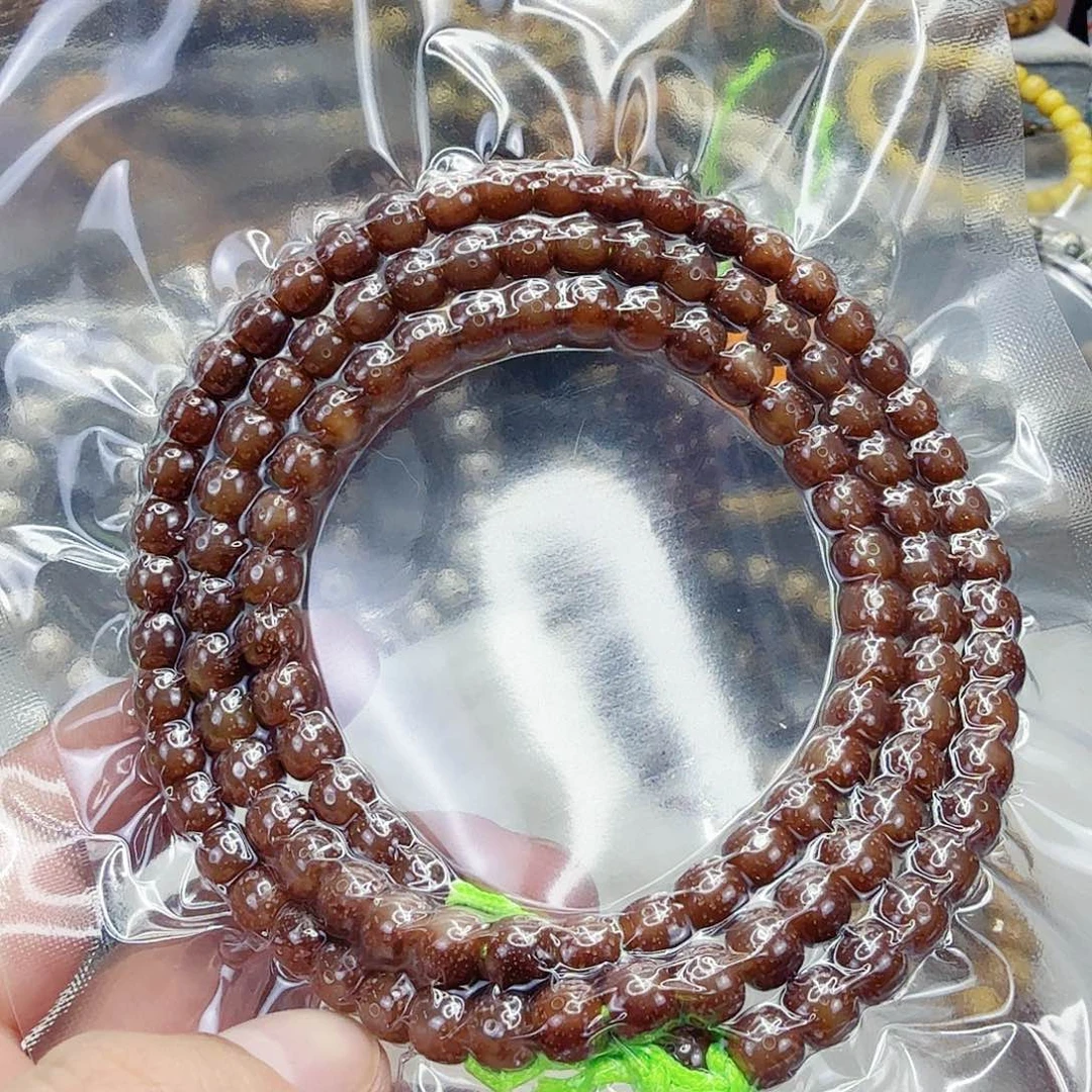 星月菩提手串38殿堂粉冰星月菩提76-108