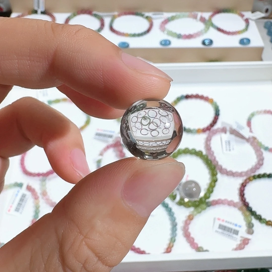 水晶手链未镶嵌?*白水晶