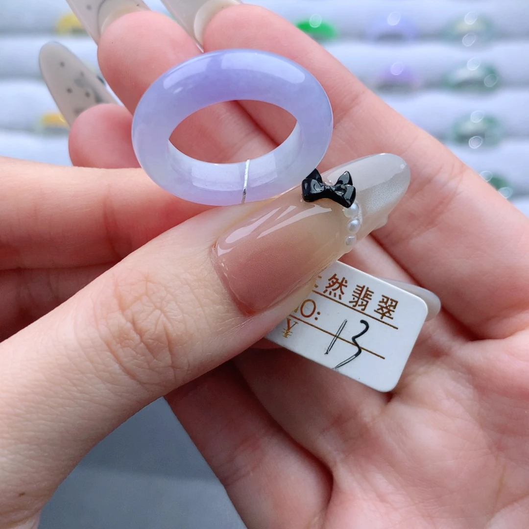 翡翠未镶嵌戒指戒指