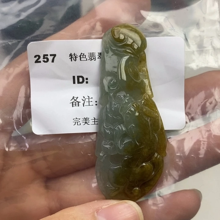 颈饰未镶嵌翡翠吊坠