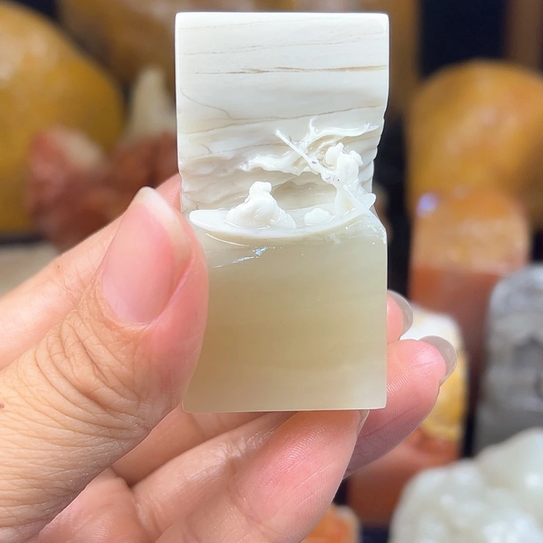 鸽***子寿山石寿山石寿山石精品印章