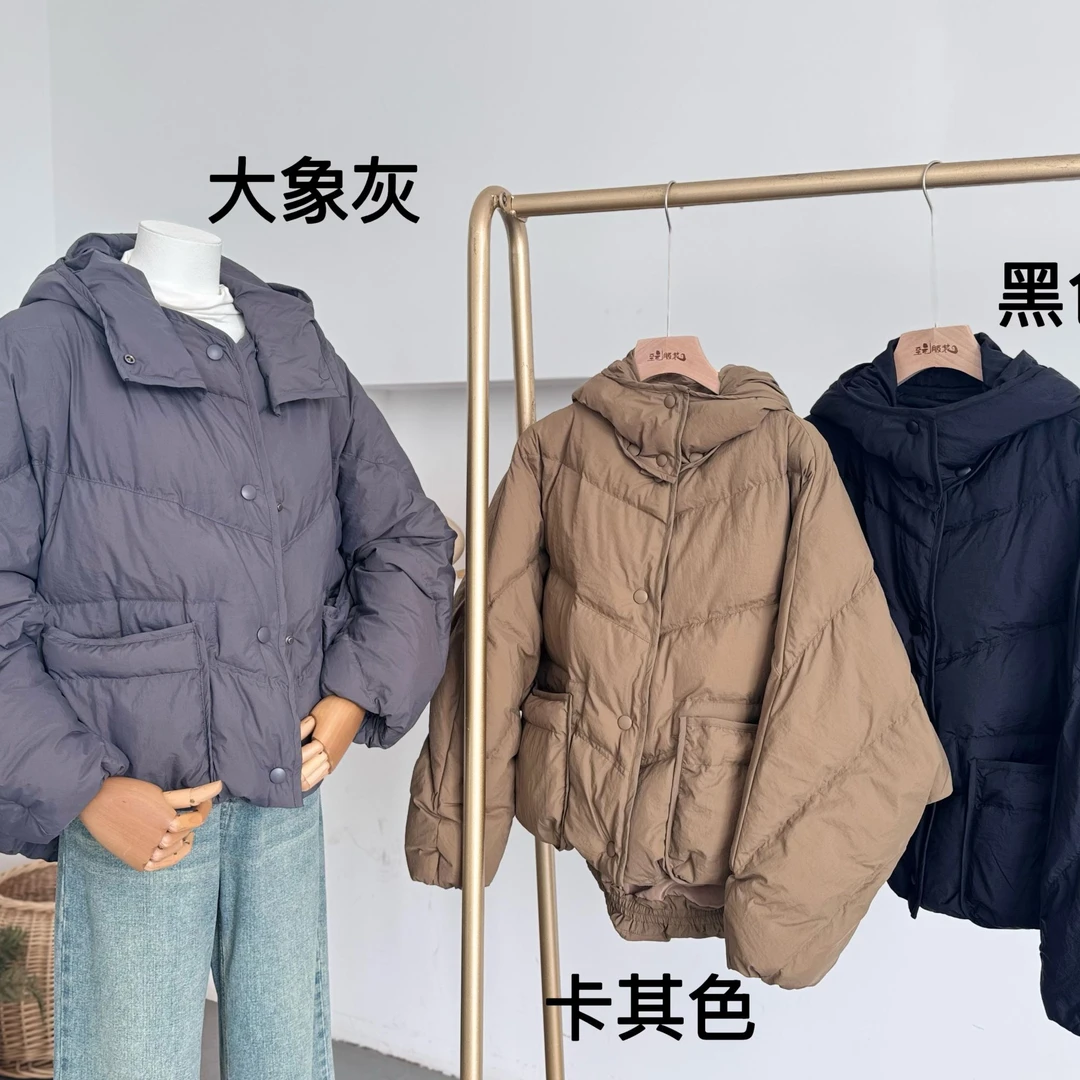 SYS可拆帽短茧型棉服