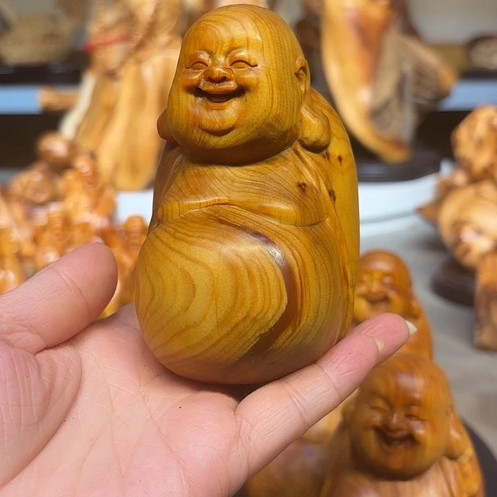 永***你柏木太行崖柏弥勒佛