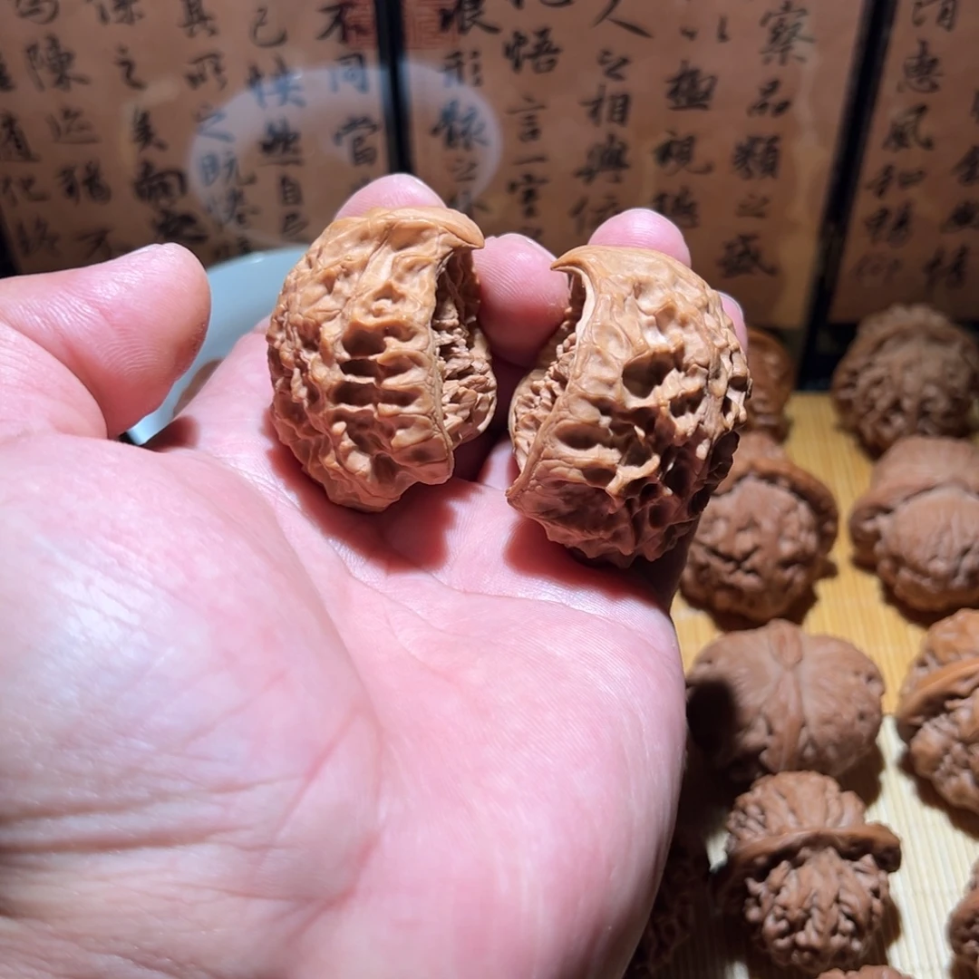 把件文玩核桃蛇头