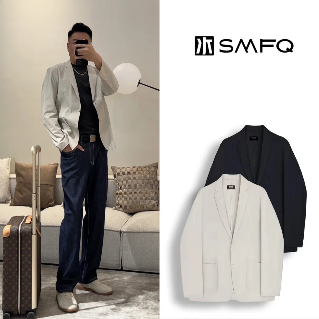 水木夫妻【男款】“绅士探险家”三防透气新商务休闲西装外套SMGD0396