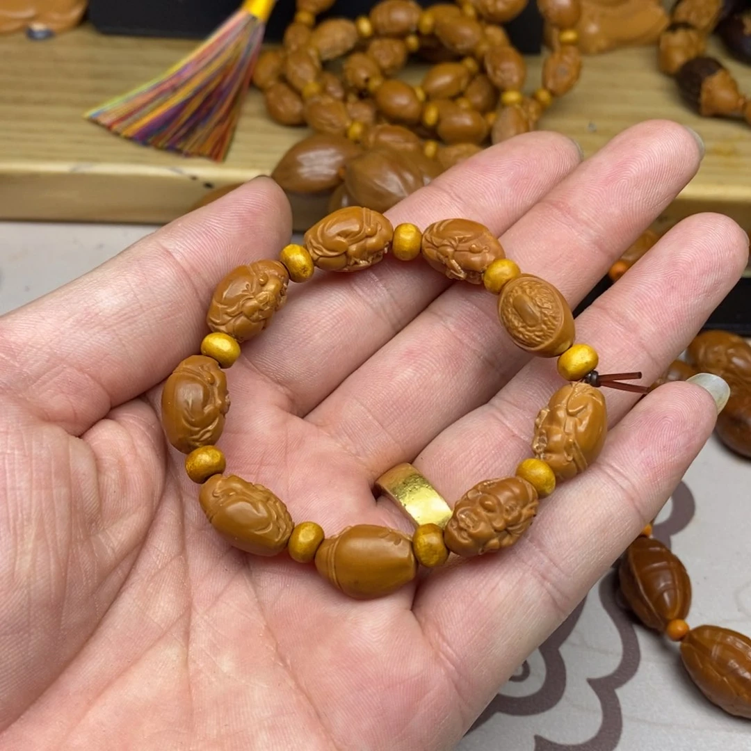 橄榄核手串/手链橄榄核橄榄核雕刻强