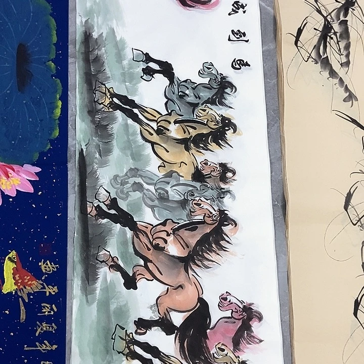 小周画廊的直播间