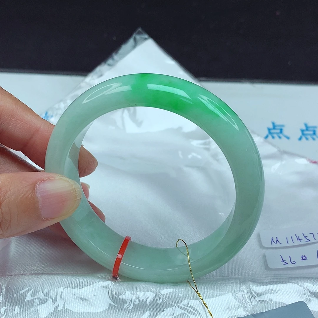 未镶嵌手镯翡翠56圈4572