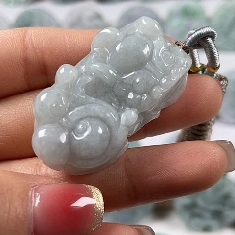 翡翠颈饰未镶嵌貔貅福利