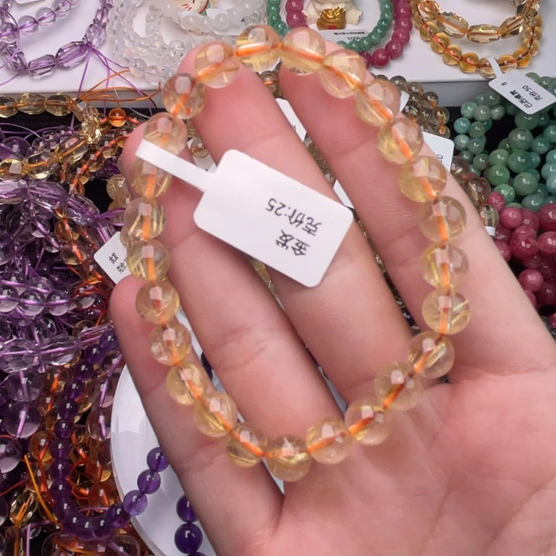 未镶嵌手链水晶金发