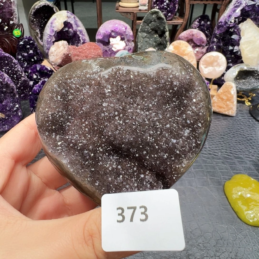 未镶嵌紫晶珠宝半成品