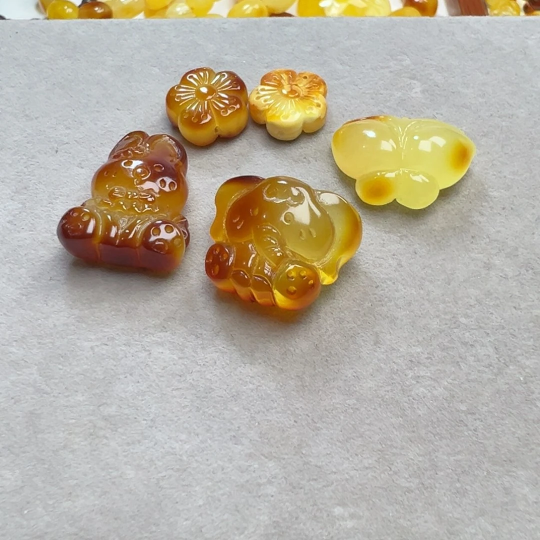 未镶嵌吊坠(不含链)琥珀一*