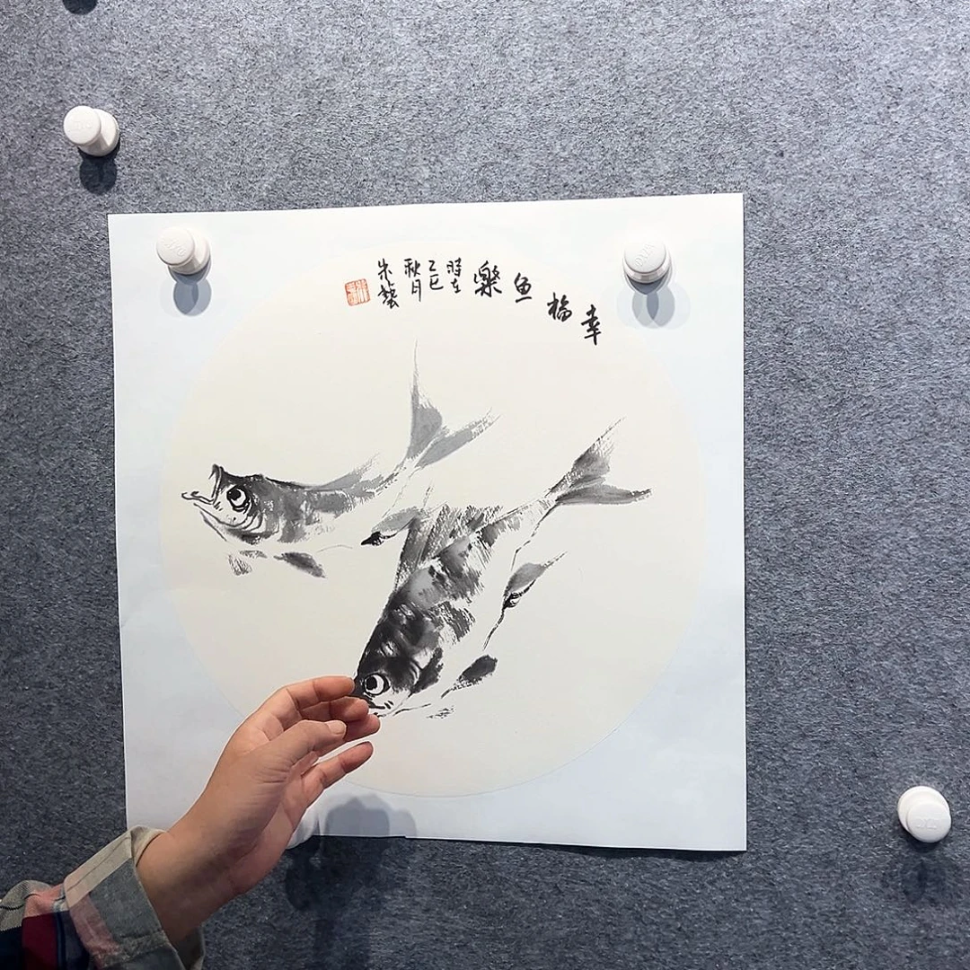 国画纯手绘系列画心