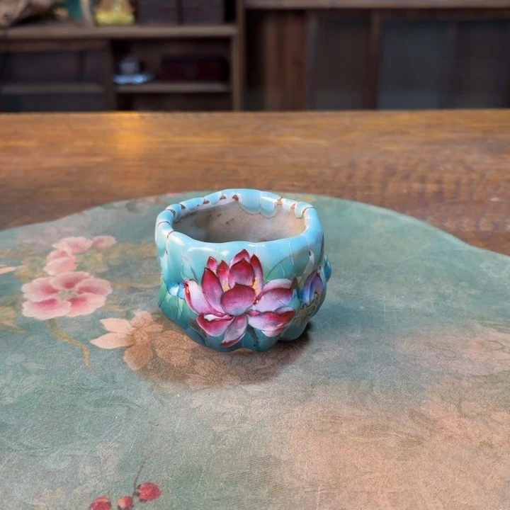 柴烧纯手工手绘陶瓷