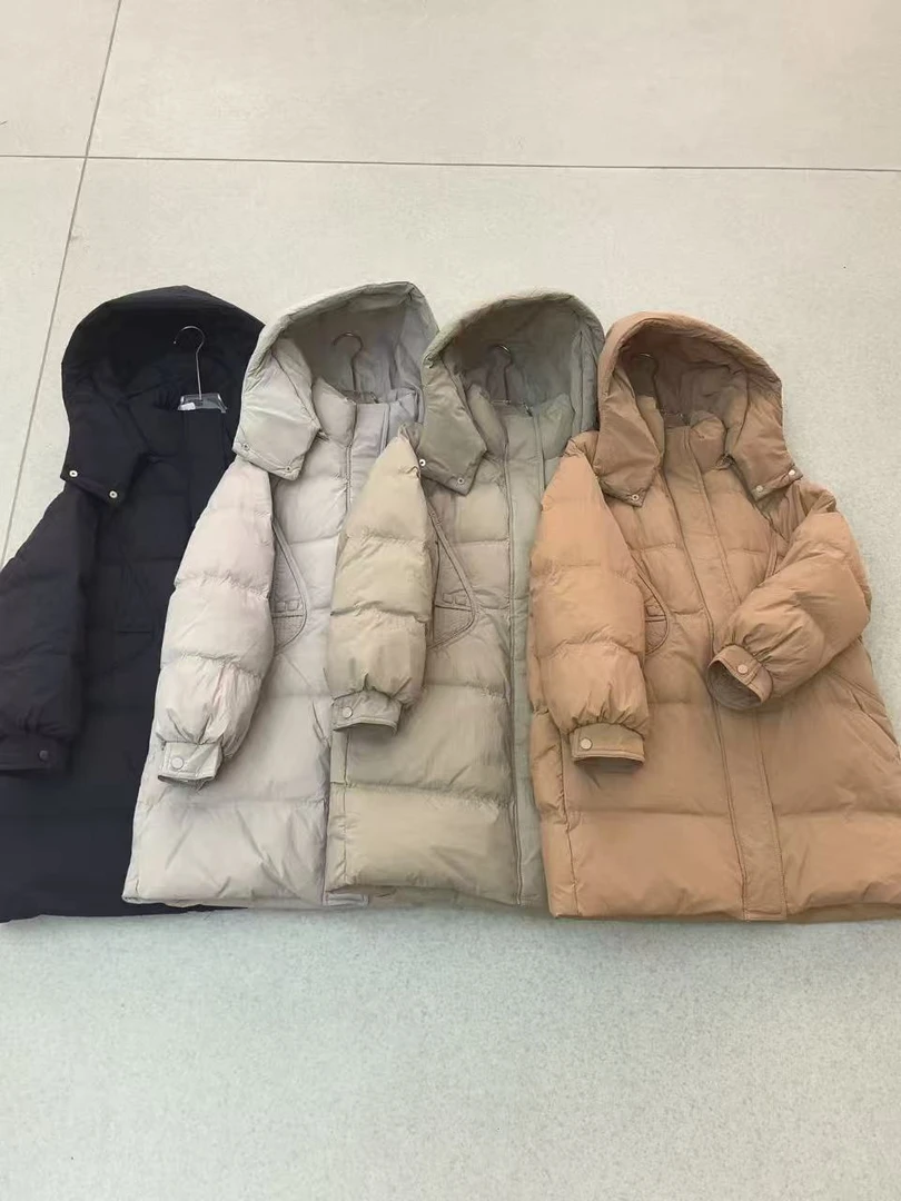 A63#羽绒服女中长款加厚2025年冬季新款宽松显瘦时尚流行外套潮
