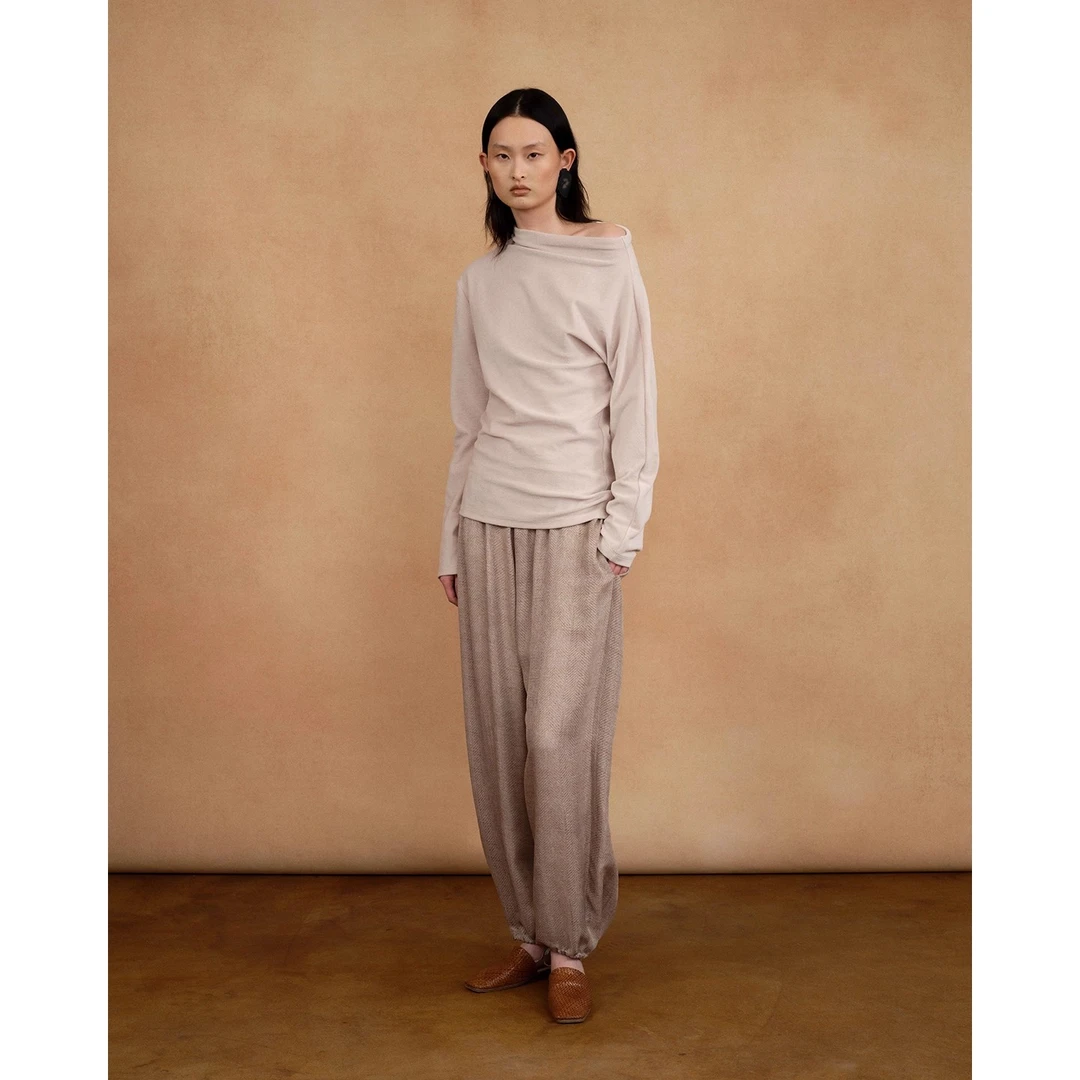 AUTI SEMINARIO 设计师品牌 25早秋新品 脚口抽绳长裤 SOLSOL