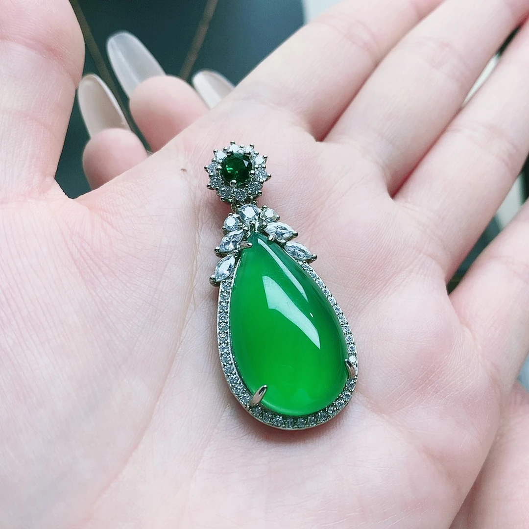 【闪购商品】合金吊坠(不含链)玛瑙/玉髓