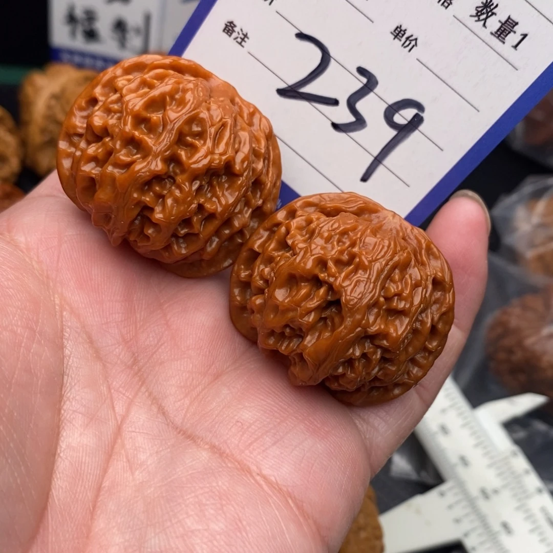 把件桃核苹果38my