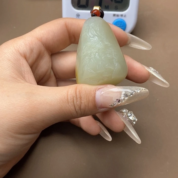 和田玉挂件未镶嵌最*G