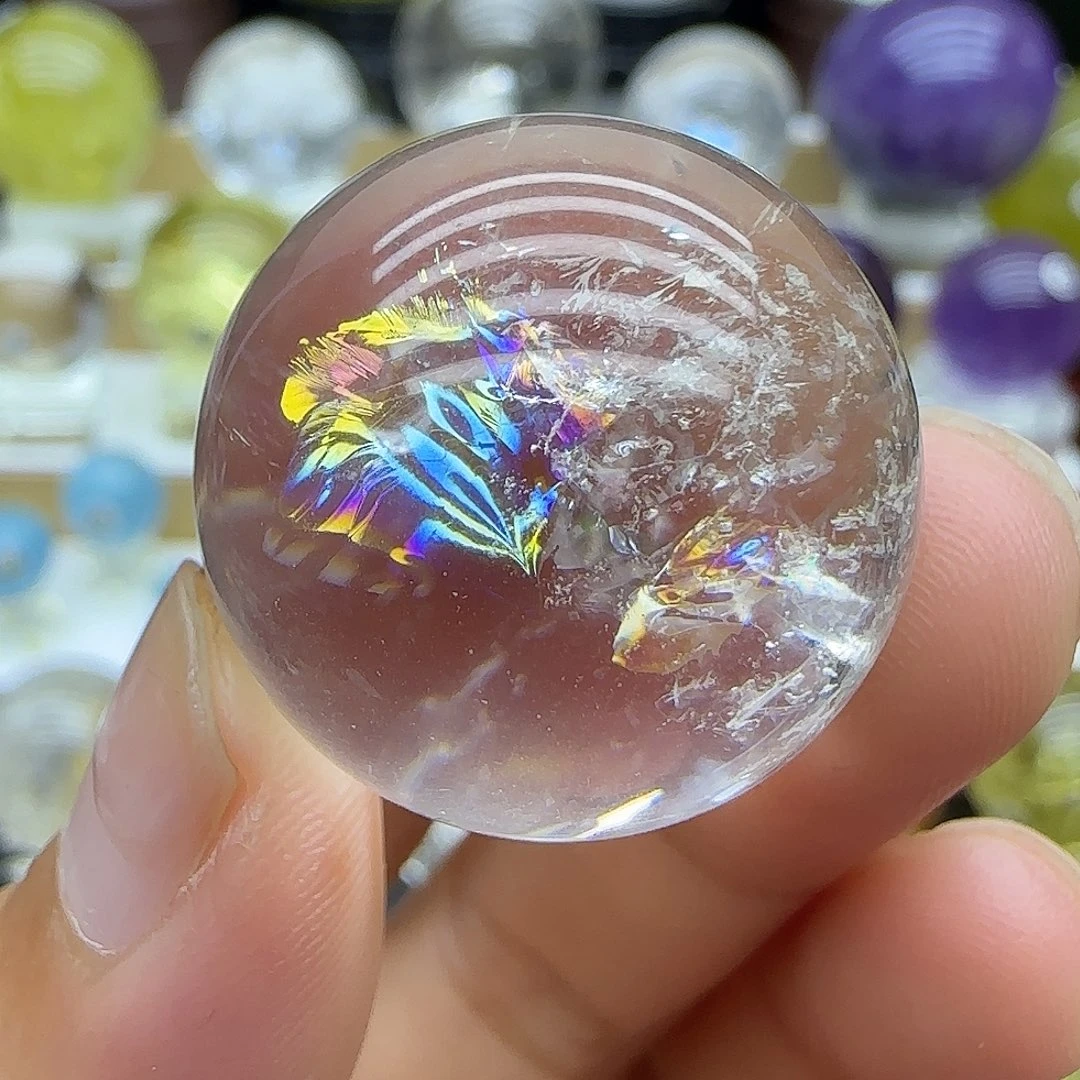 未镶嵌珠宝半成品水晶25.4mm