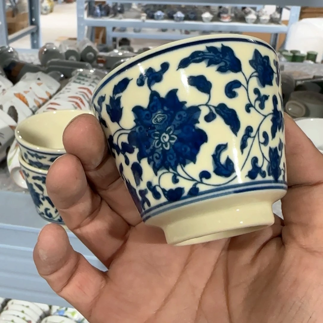 瓷片摆件手绘瓷器处理了吧