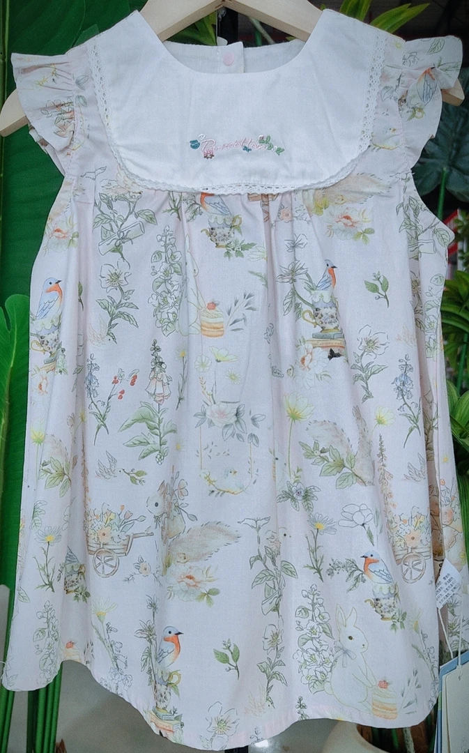 【午后庄园】Z073女宝夏季时尚可爱洋气连衣裙宝宝韩版百搭女孩