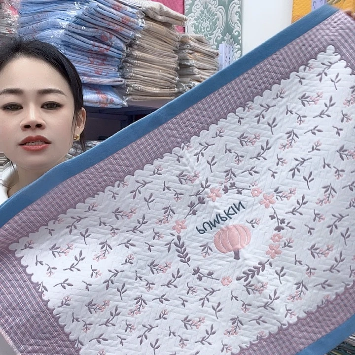 棉蓝色小南瓜纯棉