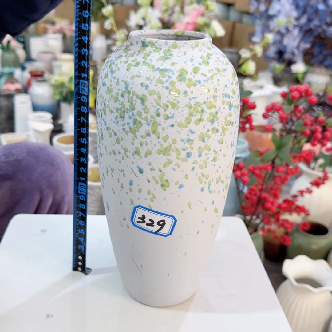 菩***）329号陶瓷高25厘米微瑕一个