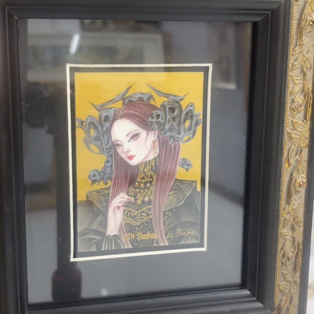 开***0国画李嘉儒 一对原作 订金（3600）